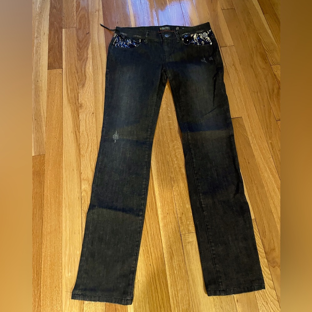Replay jeans with sequin detail.